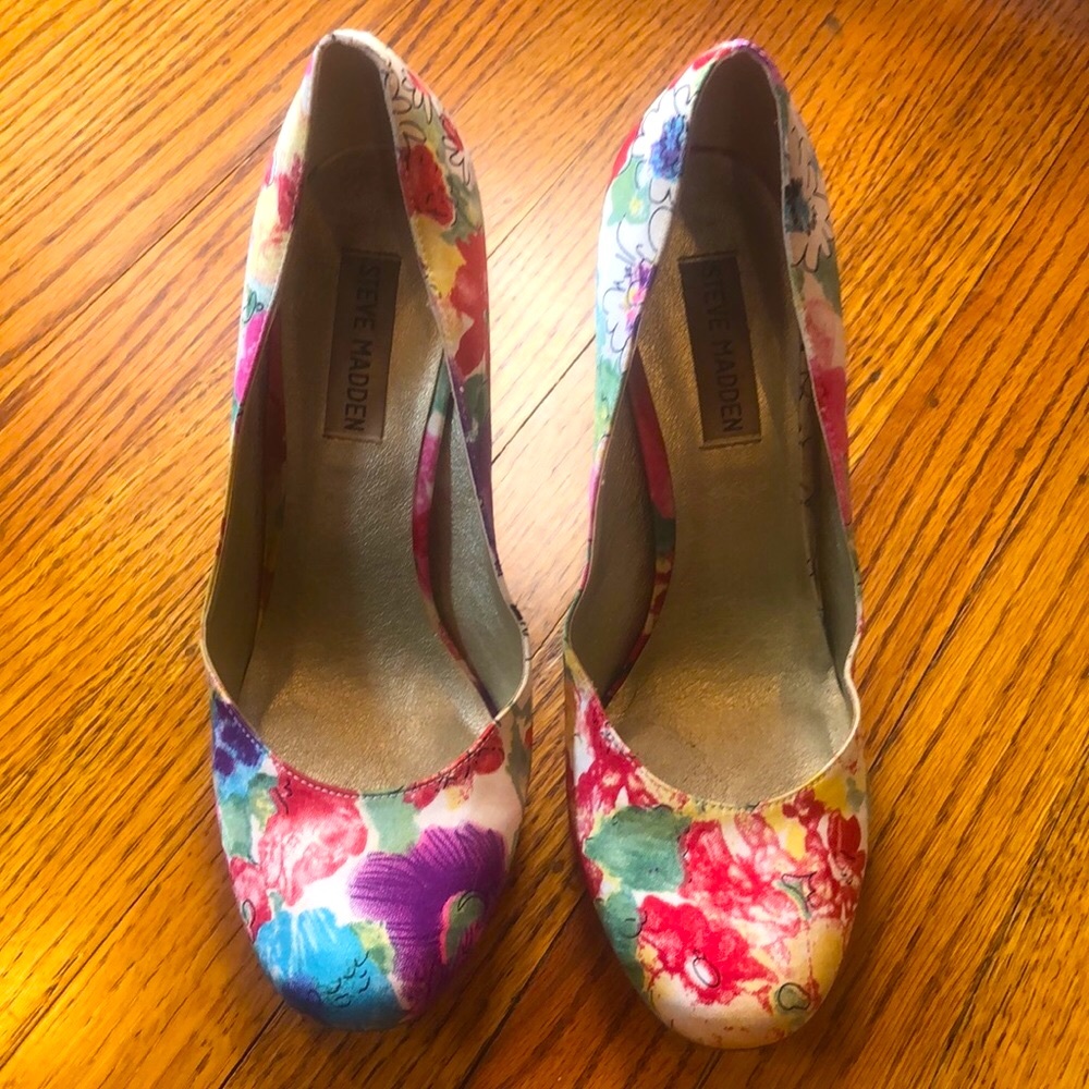 Steve Madden Floral High Heels